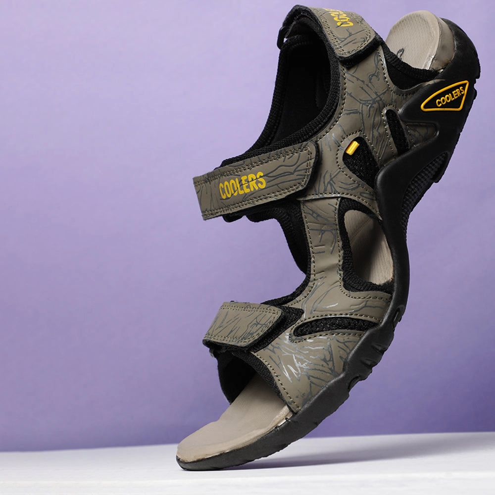 Lightest Sandals Coolers Sporty Olive Green Sandals For Men 8141-05 By Liberty