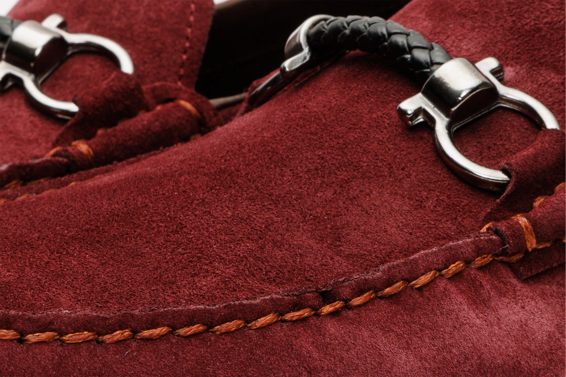 The Bari Burgundy Suede Leather Bit Drive Loafer Men  Shoe Ladies Narrow Dress Shoes