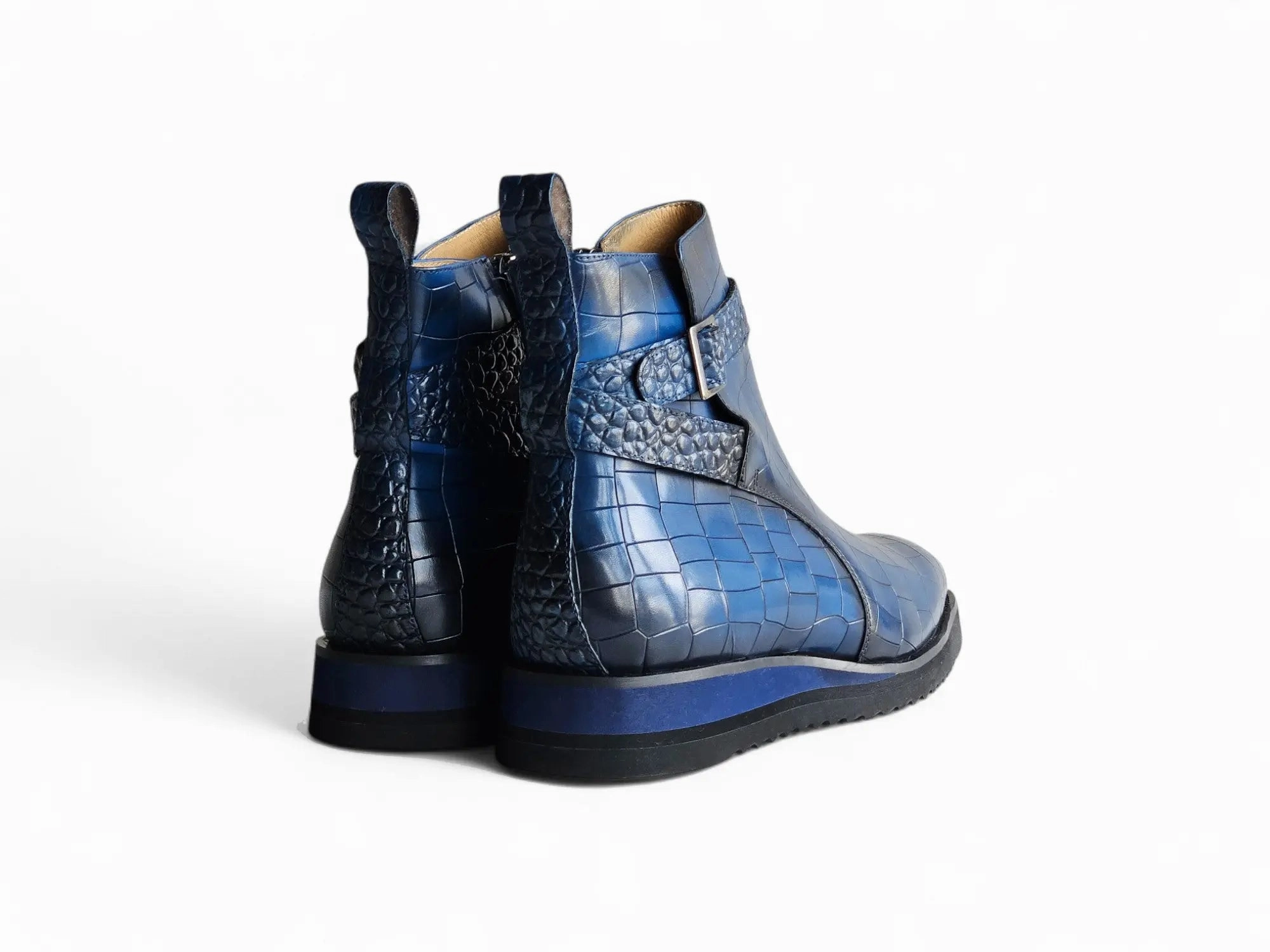 Kinds Of Boots Vesper Cross Strap Buckle Boot