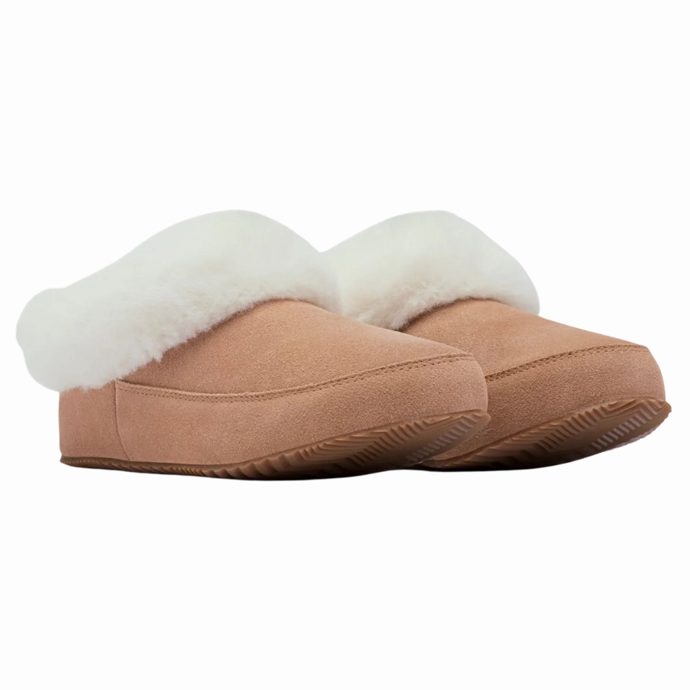 Sorel Coffee Run Tawny Buff/Natural Slipper (Women's) High Plains Sheepskin Slippers