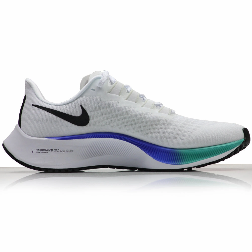 Nike Signature Shoes Basketball Nike Air Zoom Pegasus 37 Women's Running Shoe - White/Flash Crimson-Hype Violet