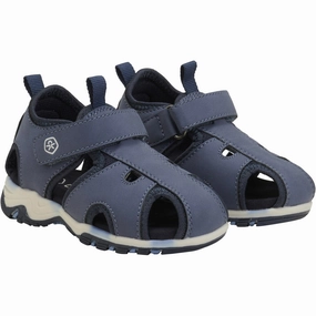 Color Kids Vintage Indigo Baby Sandals W. Velcro Strap Sale Sandals Uk