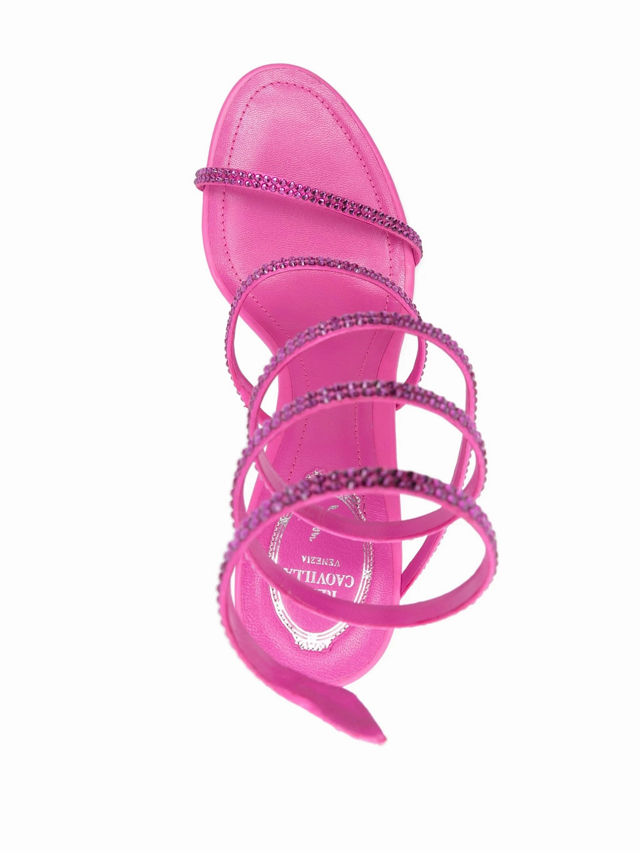 Hotel Reviews 105mm crystal-embellished sandals