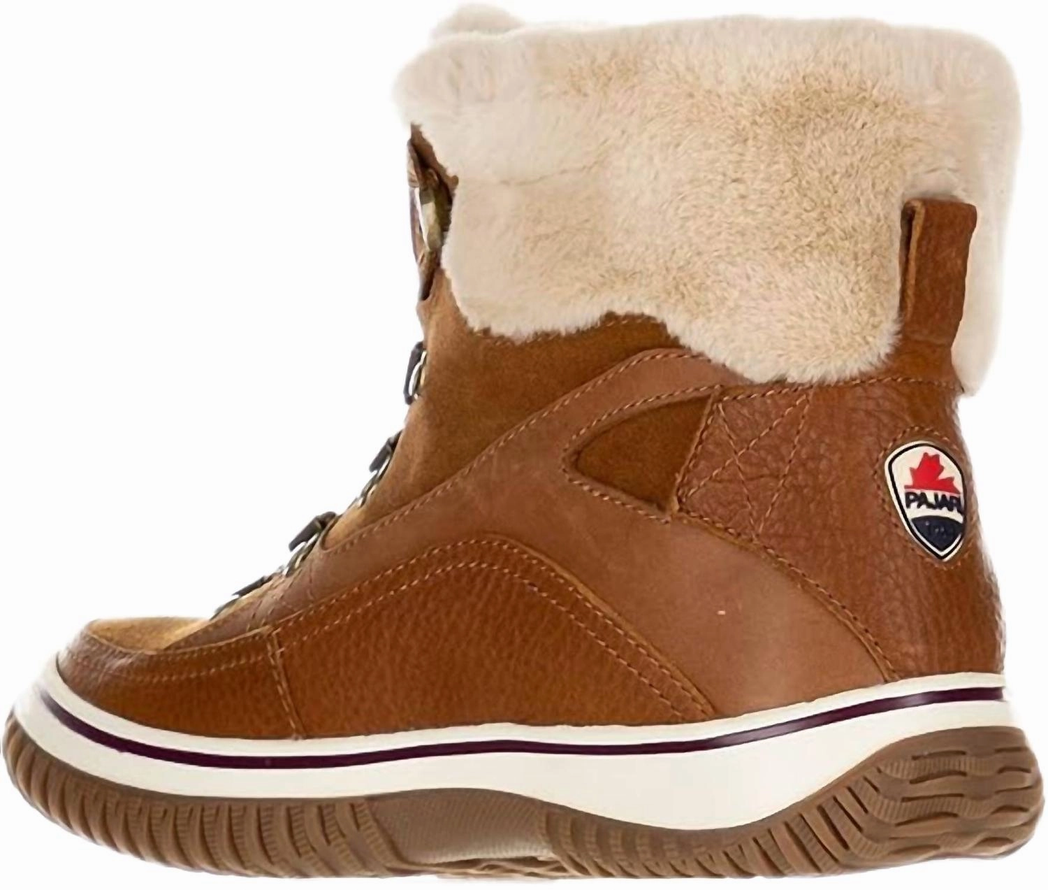 Women??S Giselle Winter Boots In Cognac Fur High Heel Boots