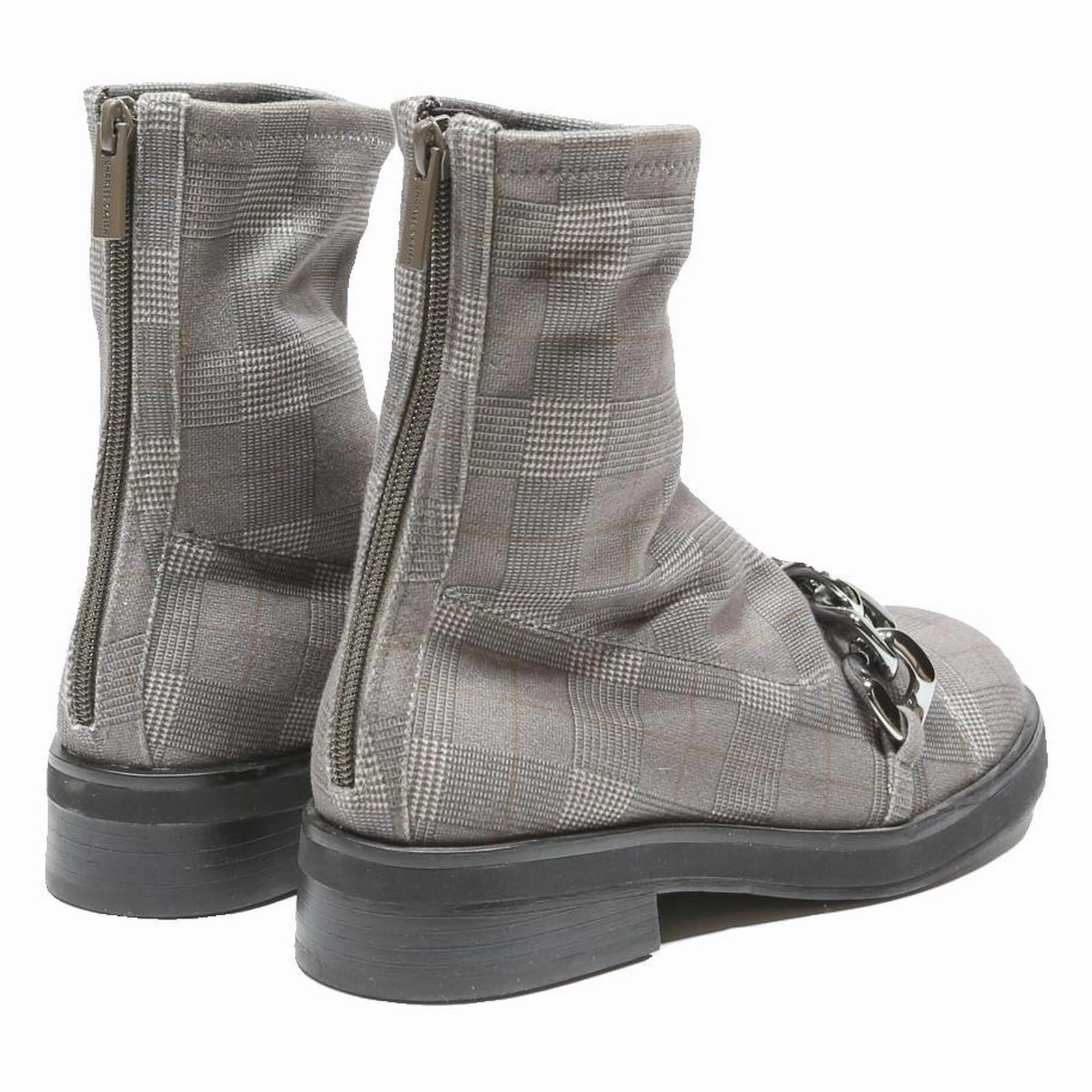 Best Hiker Boots CHARLES & KEITH Womens Ankle Boots Grey Synthetic UK 3 Chain Detail Smart Wear