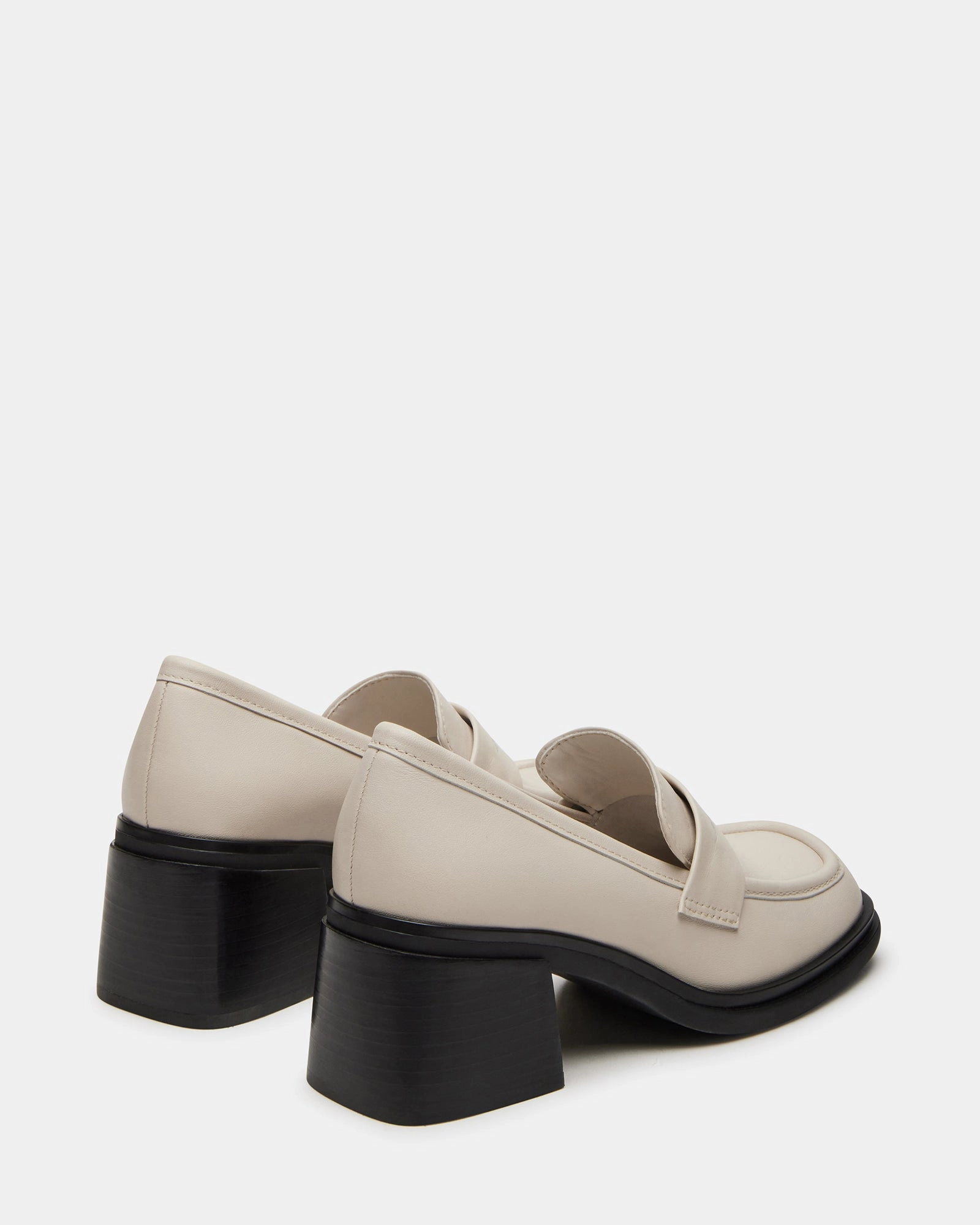 BAXTER BONE LEATHER Sam Edelman Lug Sole Loafers
