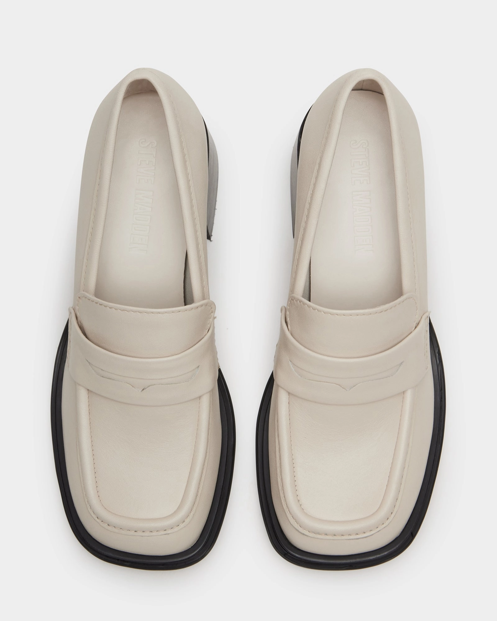 Vinnys Crepe Loafers BAXTER BONE LEATHER