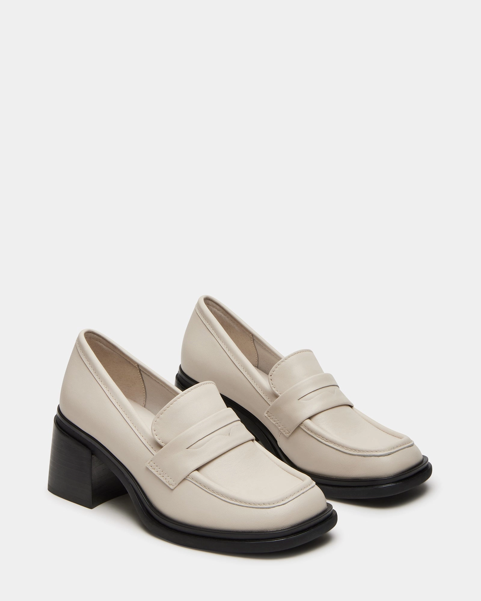 BAXTER BONE LEATHER Ballet Loafers