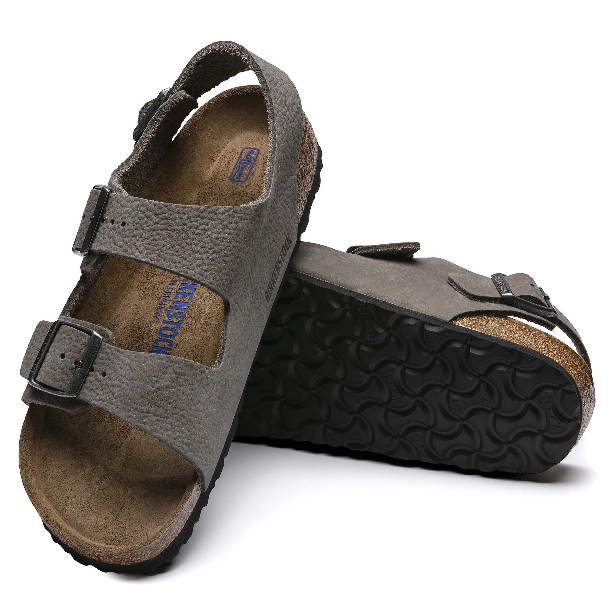 Vionic Sandals Milano Soft Footbed Nubuck Leather