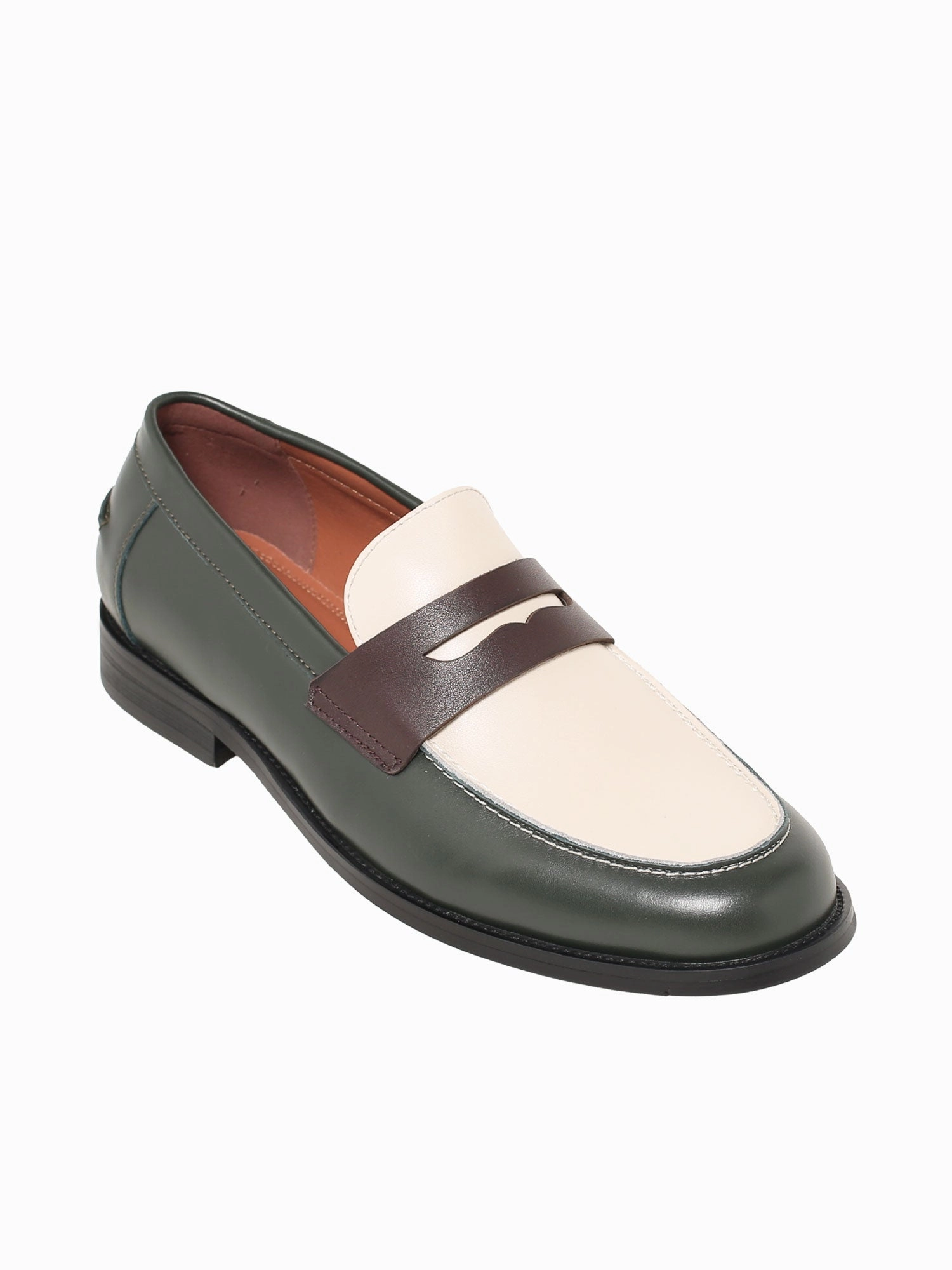 Gaio Brw Beige Grn soft cal leather Sophia Webster Flat Shoes