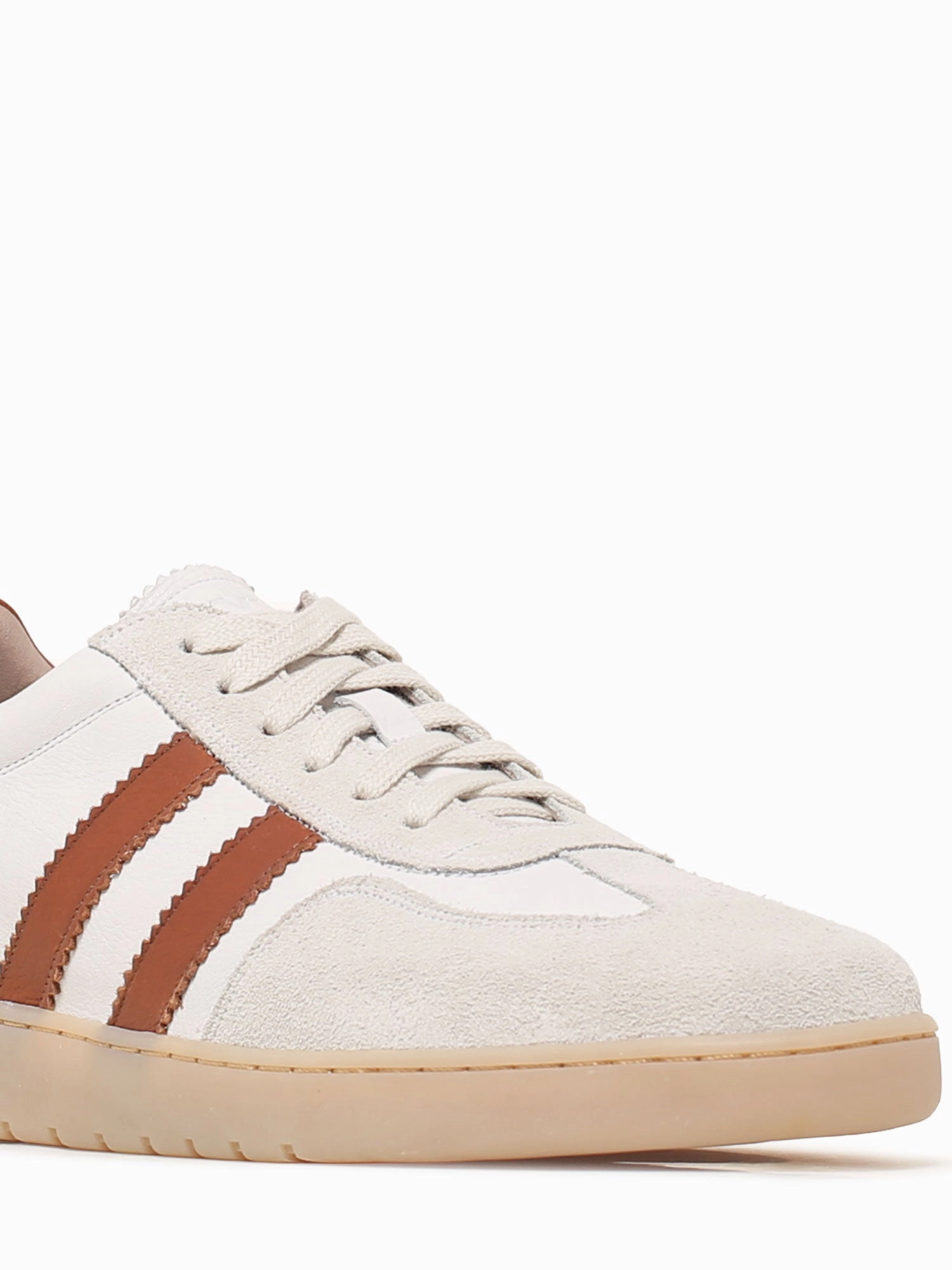 Bradley Branco Plume camurca Tabi Flat Shoes