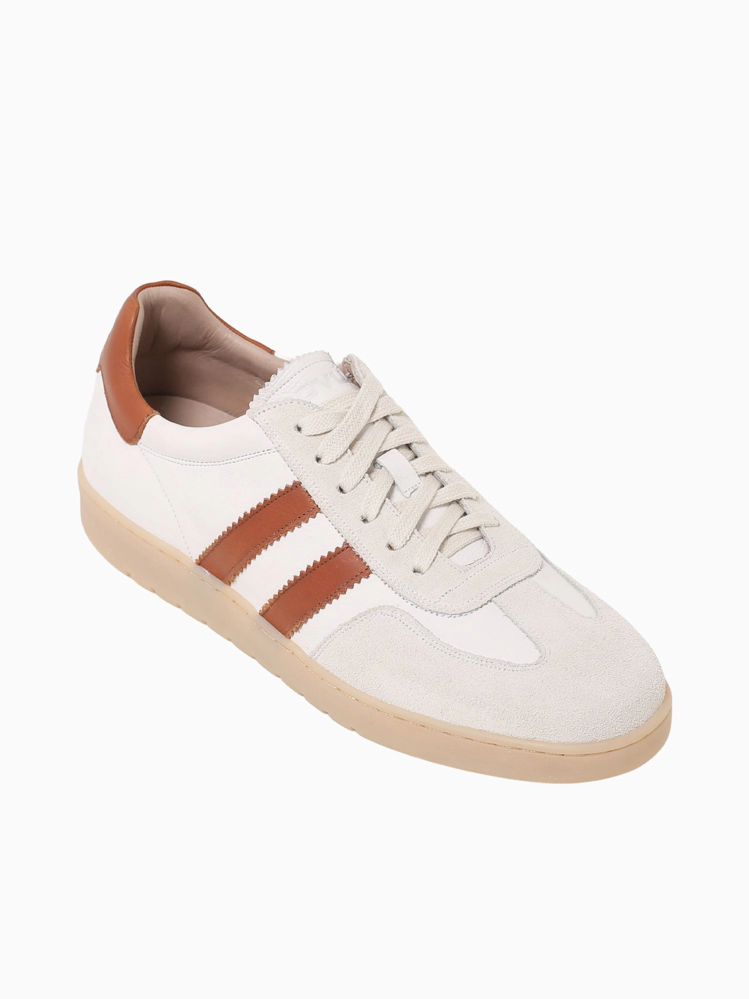 Bradley Branco Plume camurca Flat Shoes Ribbon