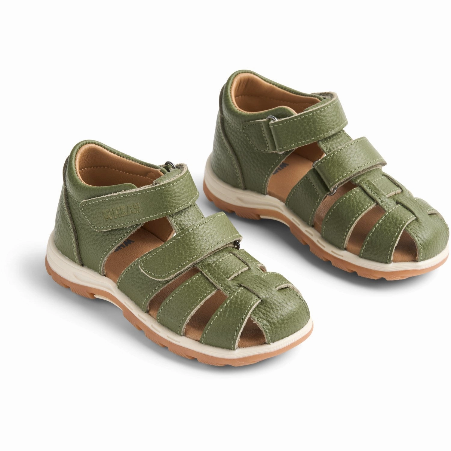 Wheat Green Sandal Frei Denim Slide Sandals