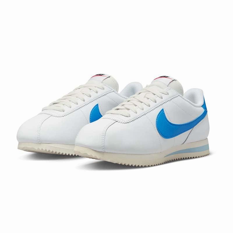 Velcro Strap Nike Shoes Wmns Cortez 'White University Blue'