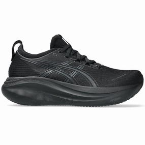 Women's Asics Gel-Nimbus 27, Black/Graphite Grey, 10.5 B Medium Asics Soft Running Shoes