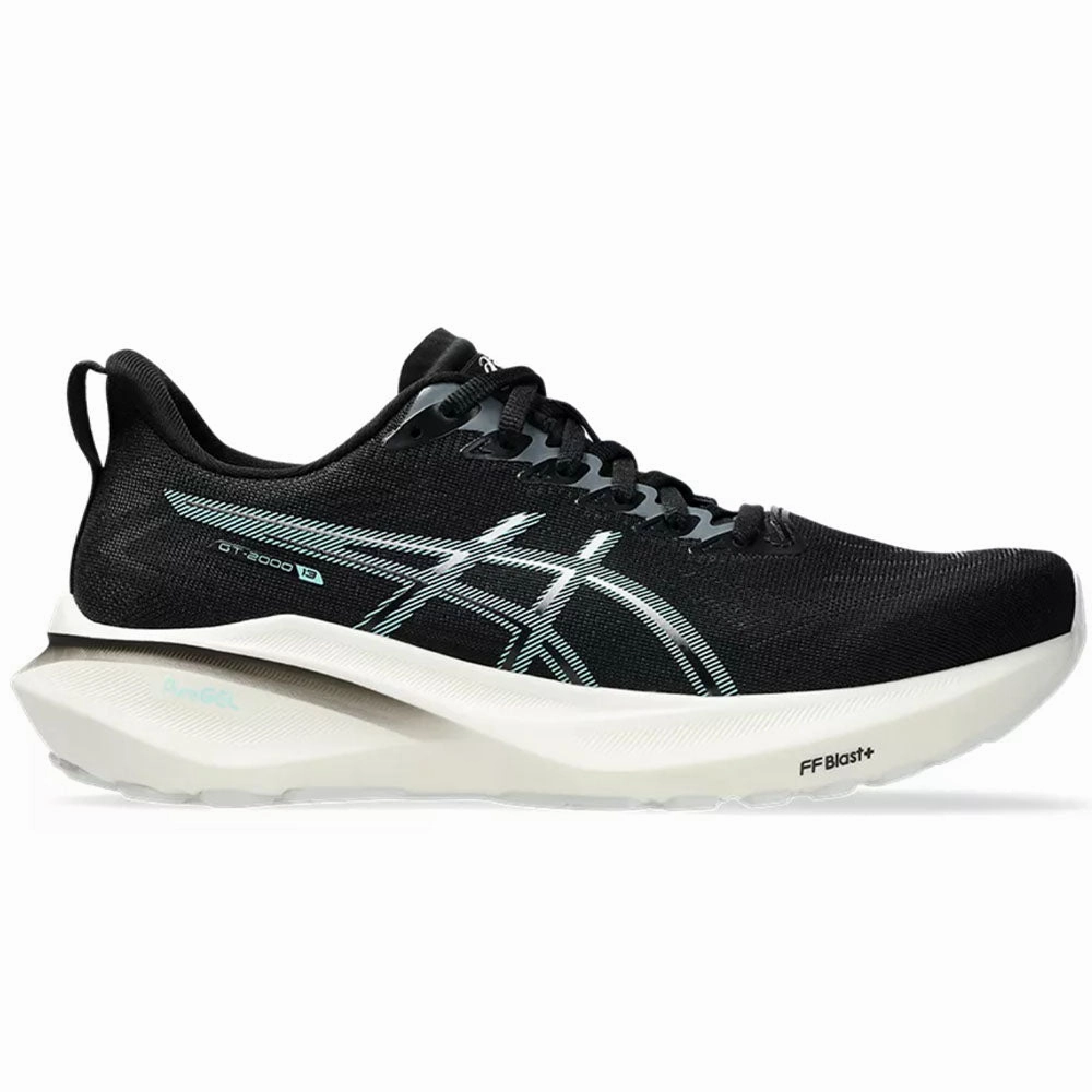 Asics Shoes App Women's Asics GT-2000 13, Black/Illuminate Mint, 7 B Medium