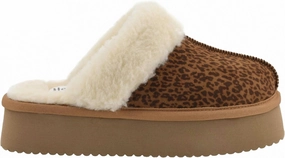 Katy Did Slippers Women's Cuddle Up Slippers In Mini Leopard