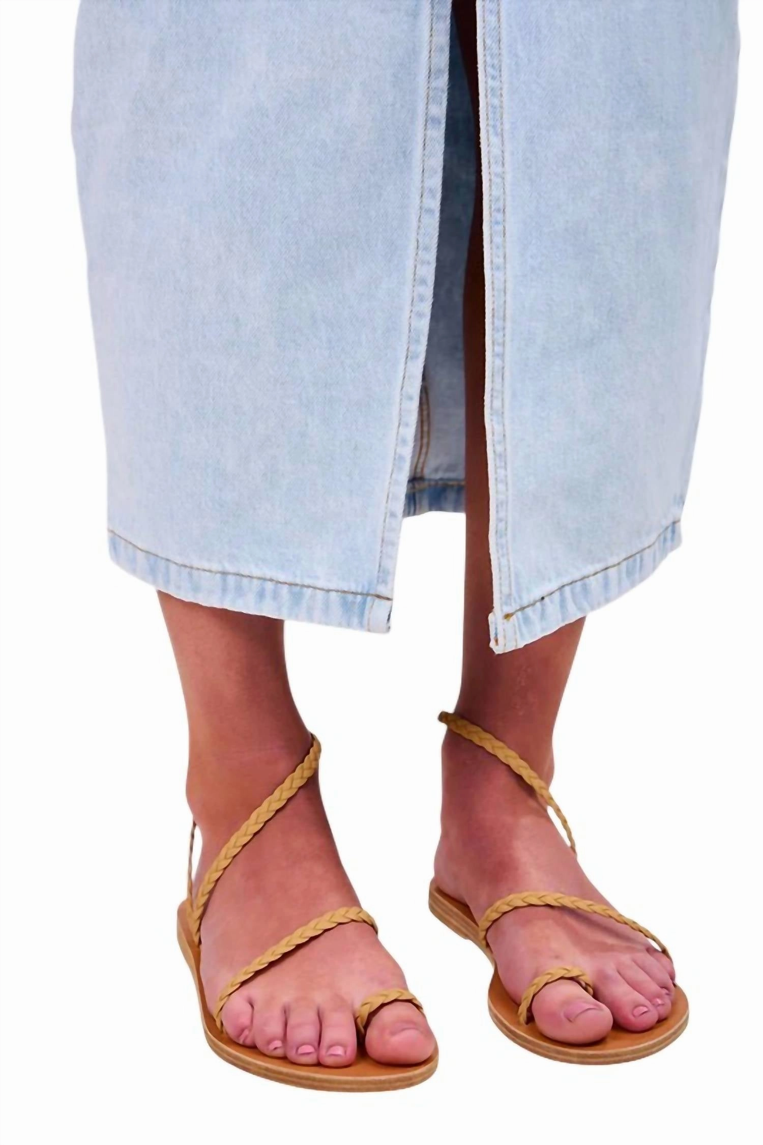 Birkenstock Flor Sandals Women's Eleftheria Nappa Leather Sandals In Natural