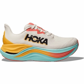 Women's Hoka Skyward X, Blanc De Blanc/Swim Day, 8 B Medium Store That Sells Shoes Near Me