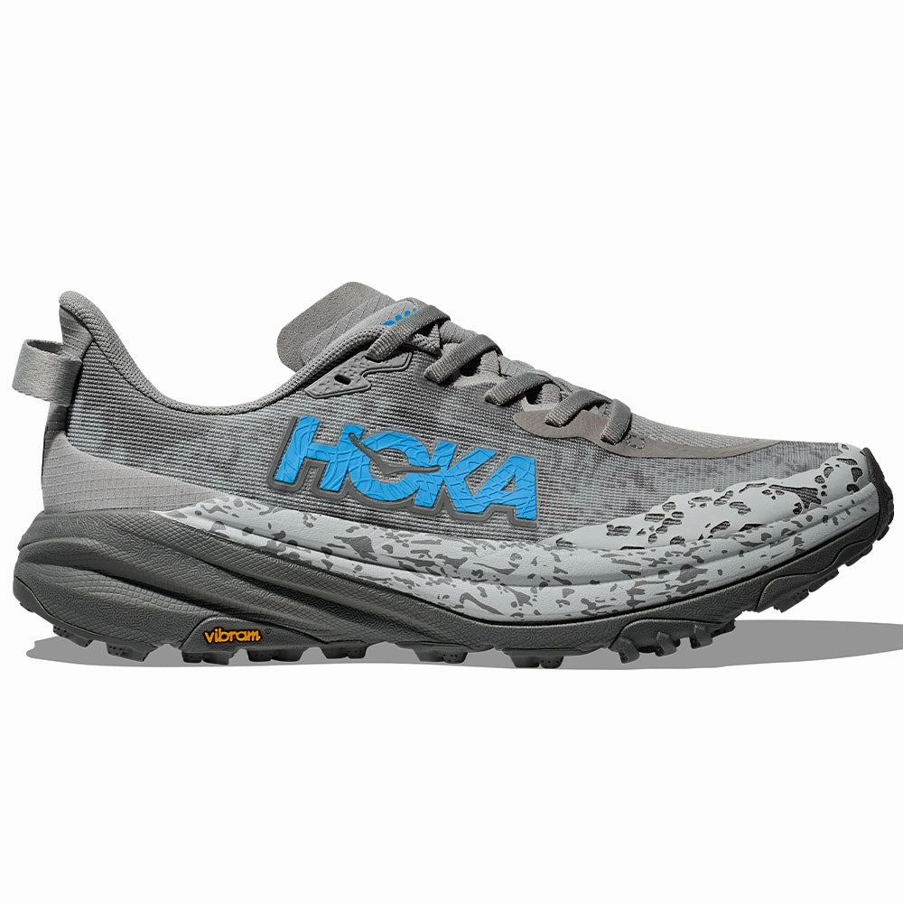 Shoes For Flat Feet Women's Hoka Speedgoat 6, Stellar Grey/Asteroid, 7.5 D Medium