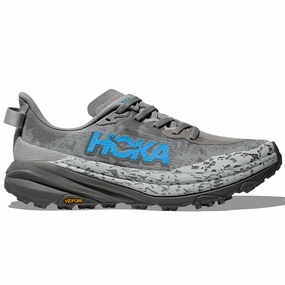 Women's Hoka Speedgoat 6, Stellar Grey/Asteroid, 7.5 D Medium Shoes For Low Arches