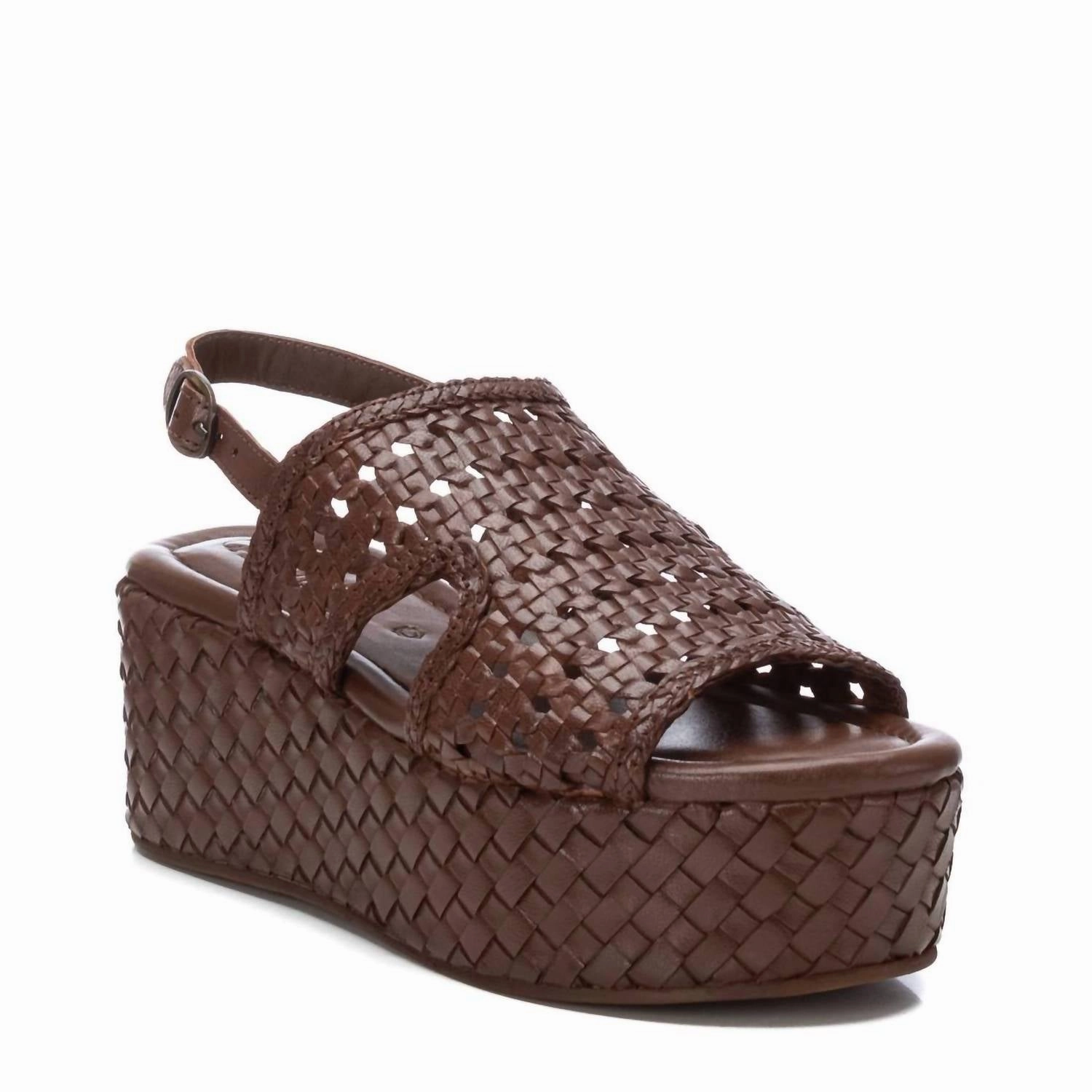 Sandals Huts Over The Water Women's Leather Sandal In Taupe