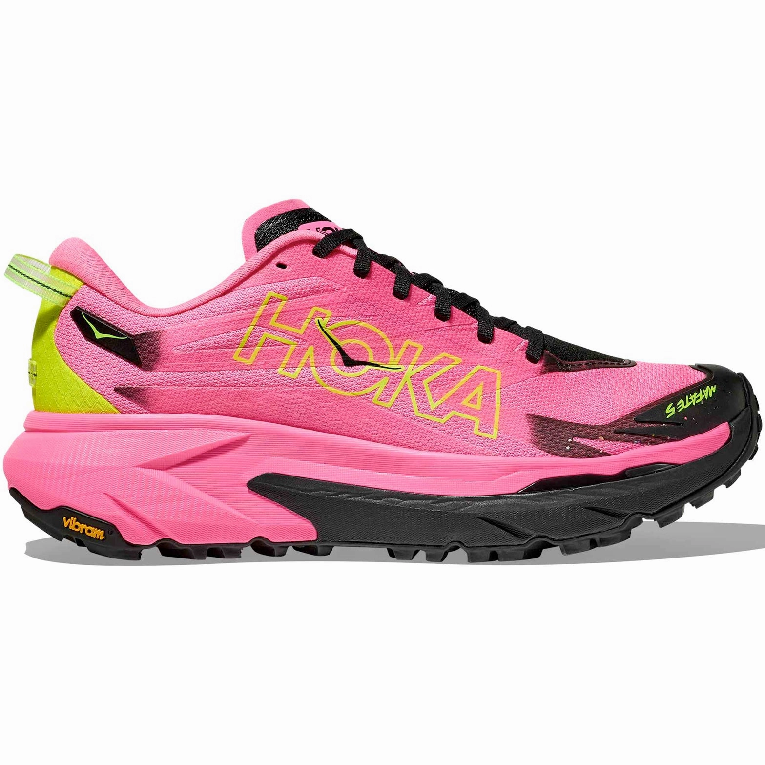 Women's Mafate 5 Trail Running Shoes Neon Rose / Black Shoes Dupe