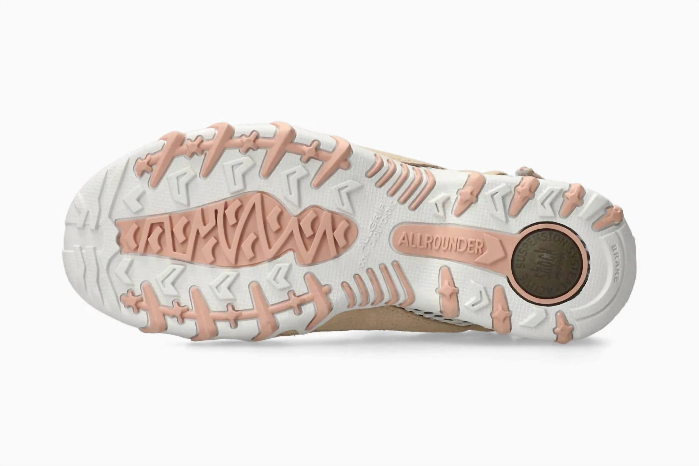 Chunky Suede Loafers Women's Niro Rugged Mary Jane Shoes In Sahara And Nimbus Clous