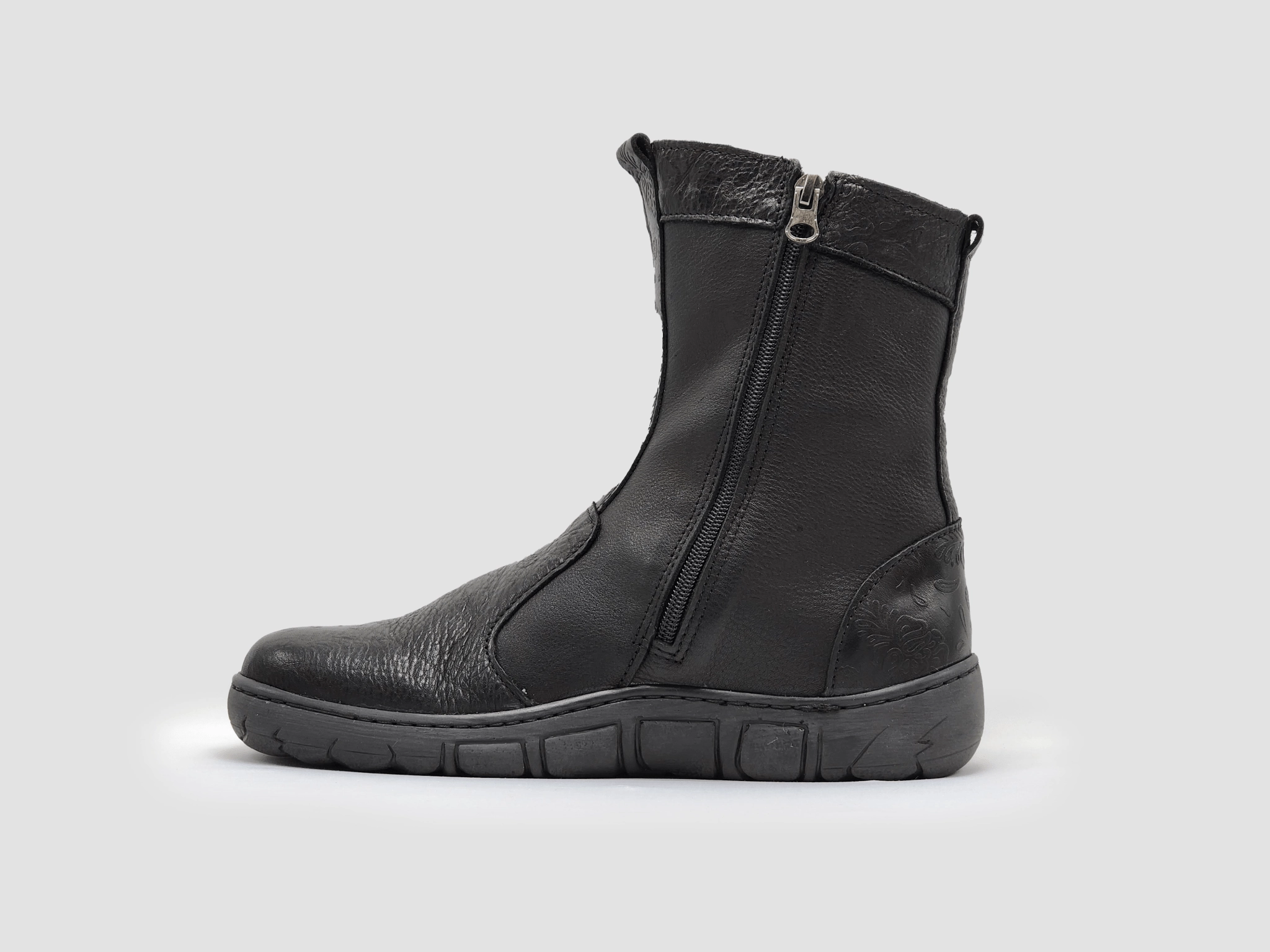 Woulverine Boots Women's Original Mid Insulated Zip-Up Leather Boots - Black