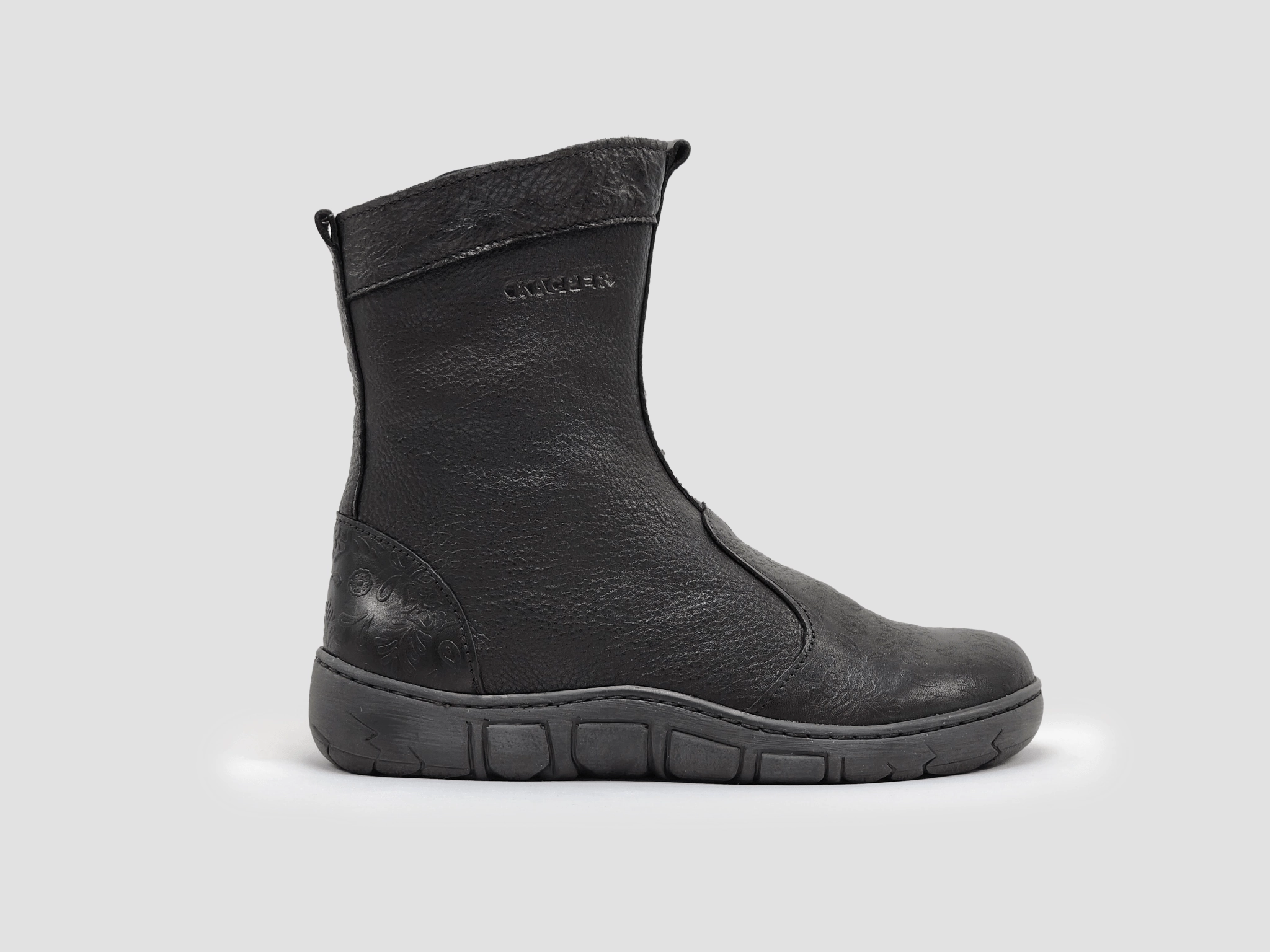Women's Original Mid Insulated Zip-Up Leather Boots - Black Blundstone Boots