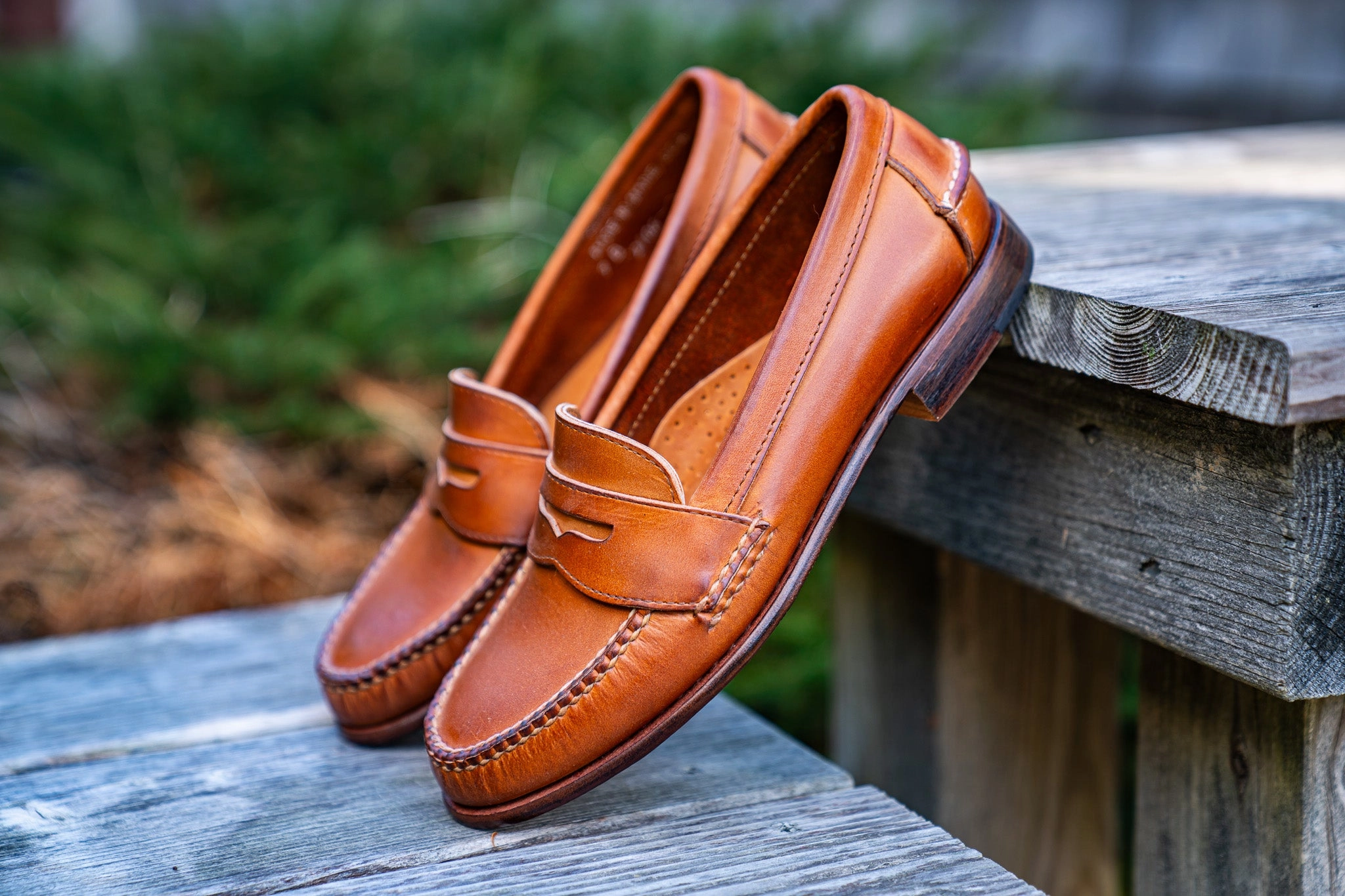 Women's Pinch Penny Loafer - Tan Labrador Steel Toe Penny Loafers