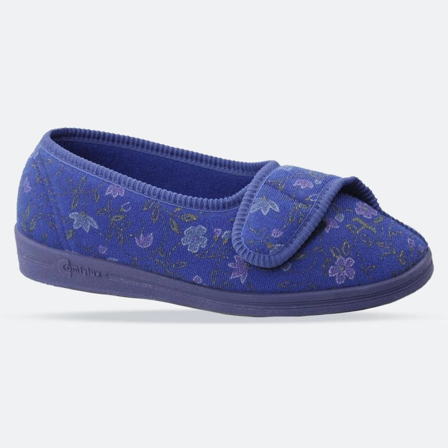 Women's Wide Fit Comfylux LS442C Diana Slippers Puffies Slippers