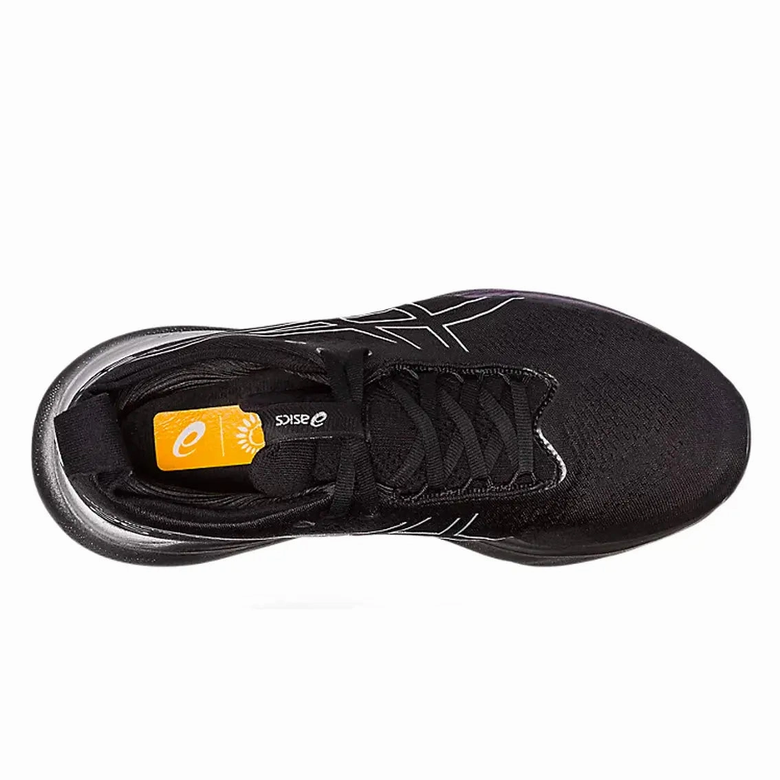 Womens ASICS Nimbus 25 Platinum - Black / Pure Silver Field Hockey Shoes Asics