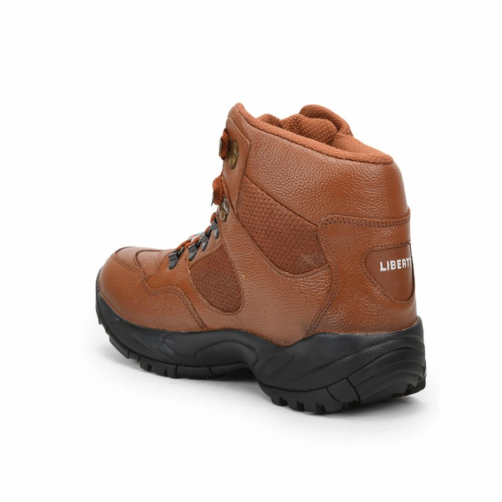 Freedom By Liberty Mens SHAURYA Defence Lacing Tan Trekking Boots Equine Splint Boots