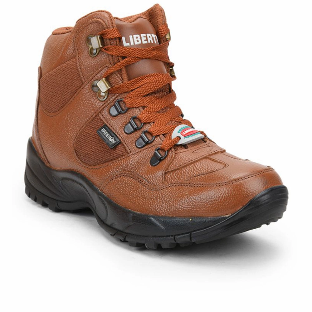 Freedom By Liberty Mens SHAURYA Defence Lacing Tan Trekking Boots Boys Boots