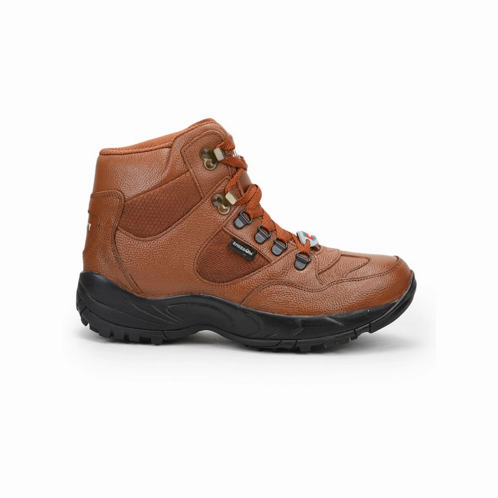 Freedom By Liberty Mens SHAURYA Defence Lacing Tan Trekking Boots Boots Of Blinding Speed Morrowind