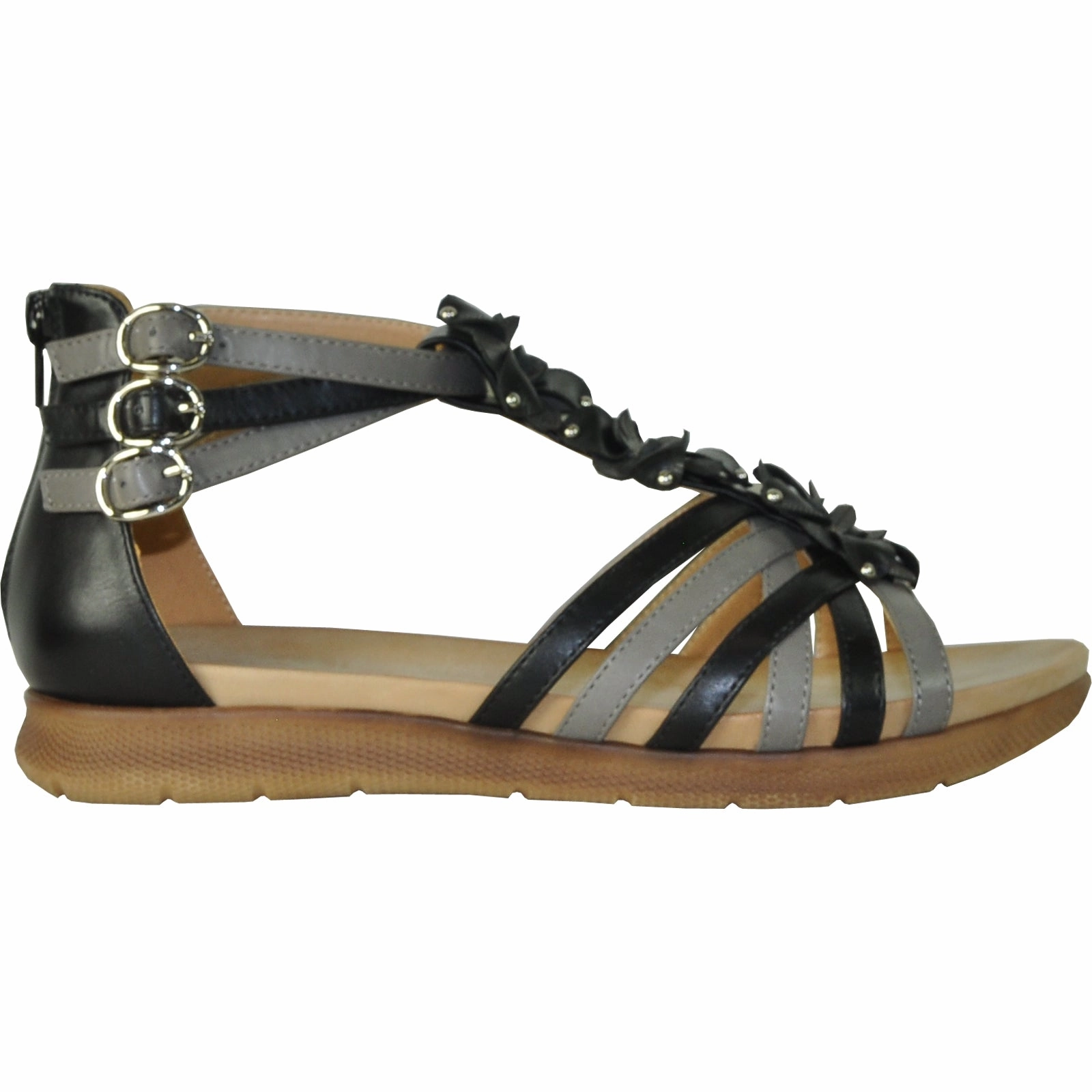 Payless Shoes Flat Sandals VANGELO Women Sandal LILA Flat Sandal Black