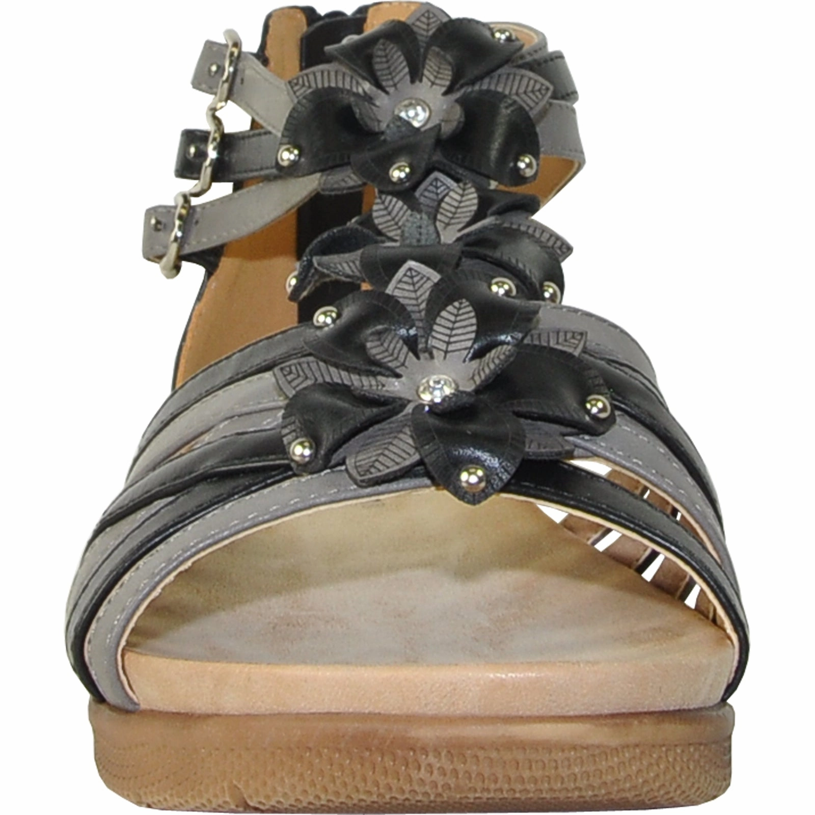 VANGELO Women Sandal LILA Flat Sandal Black Best Ballet Shoes