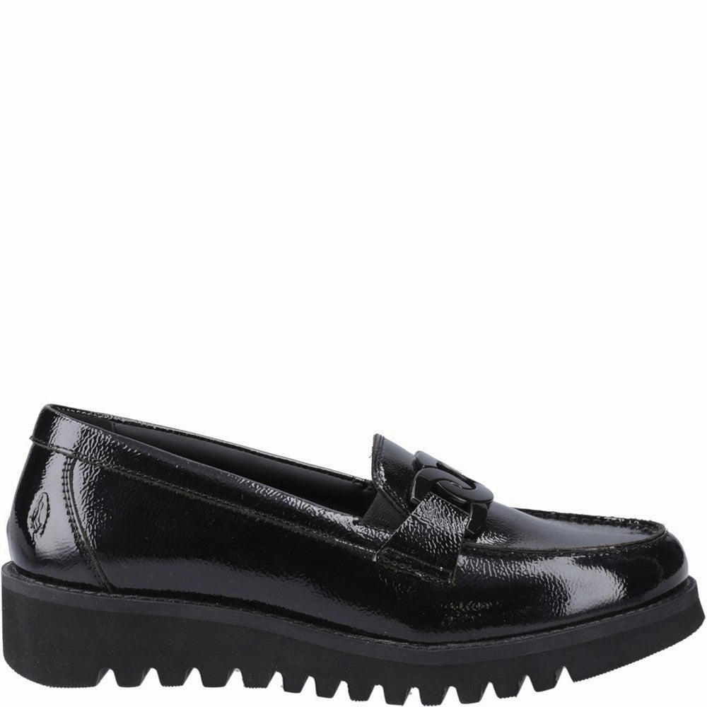 Hush Puppies Francis Loafer Patent Senior School Shoes