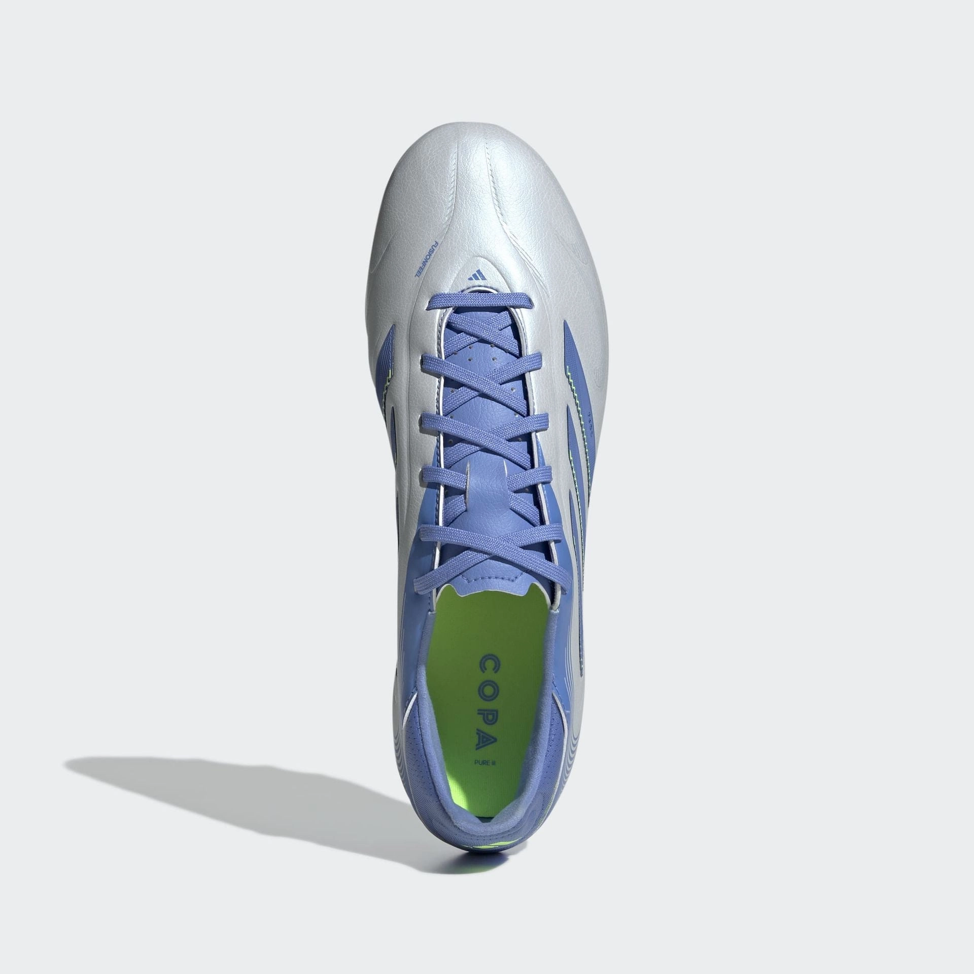 COPA PURE 3 LEAGUE FIRM/MULTI-GROUND BOOTS - Halo Blue / Blue Fusion / Lucid Lemon Adidas 3d Printed Shoe