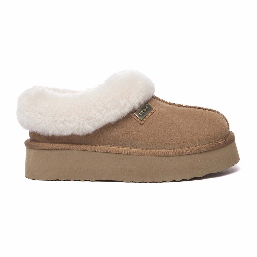 EverAu Australia Women Topknot Leather Slippers Detroit Lions Slippers