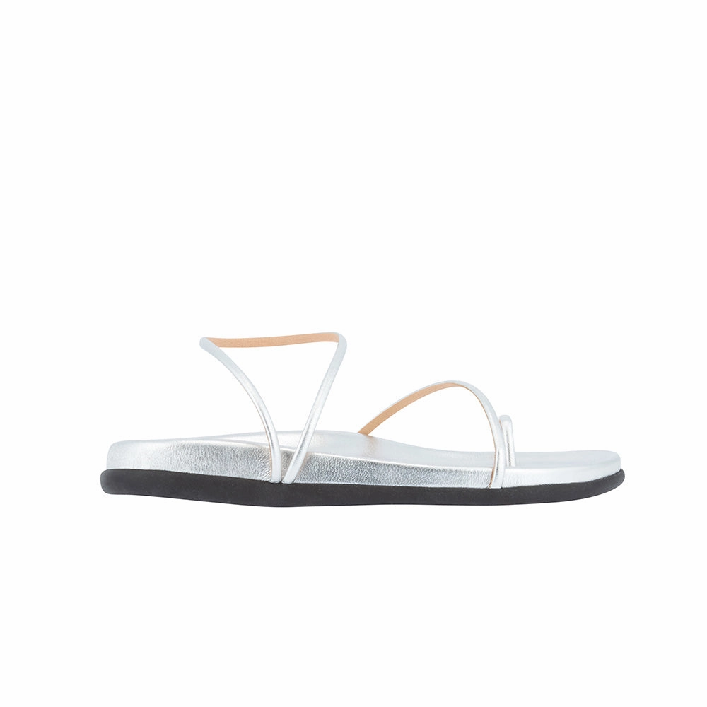 Jc Penney Sandals Kansiz Footbed Silver