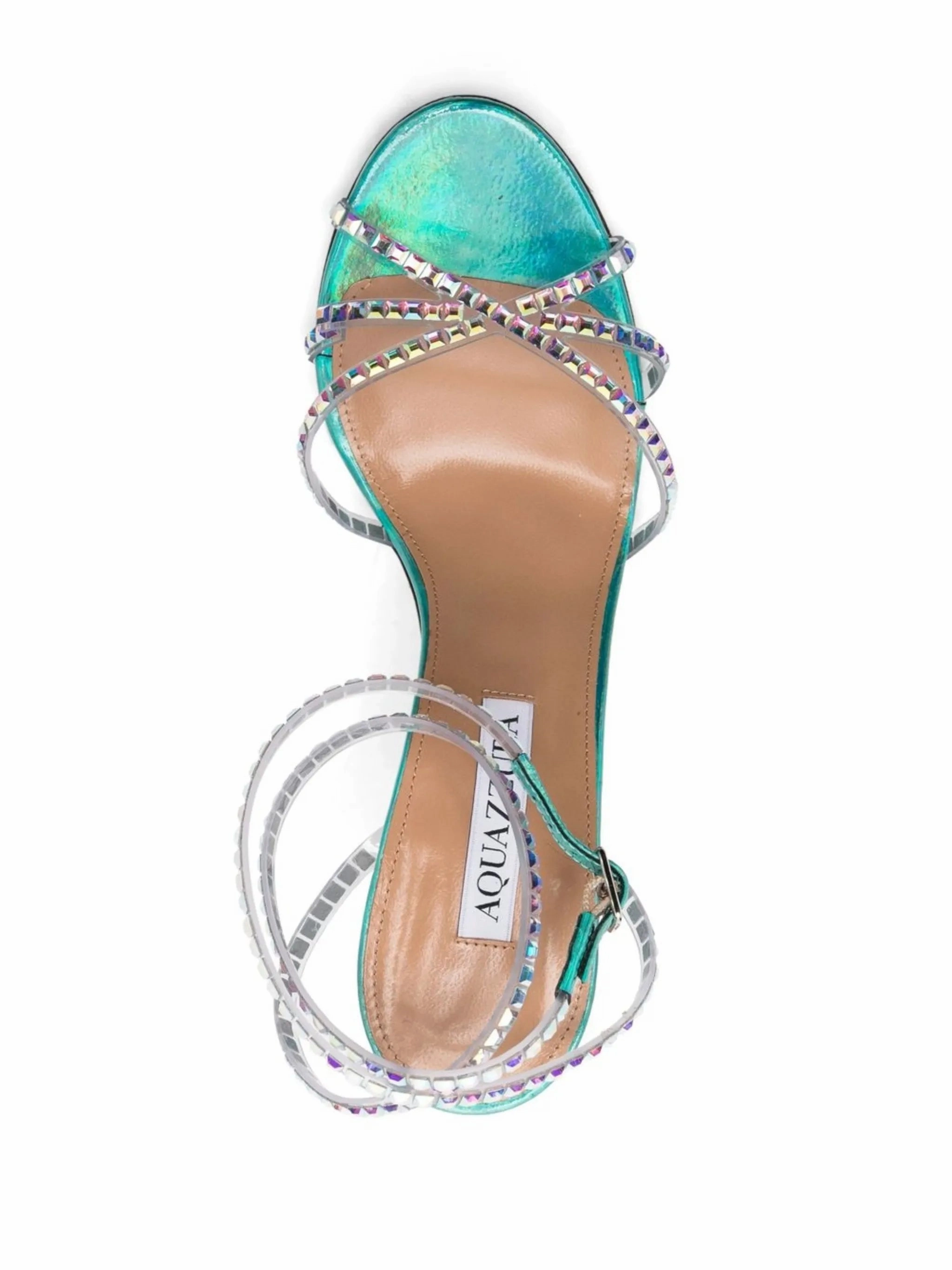 Sandals Saint Vincent And The Grenadines Dance crystal-embellished 105mm sandals