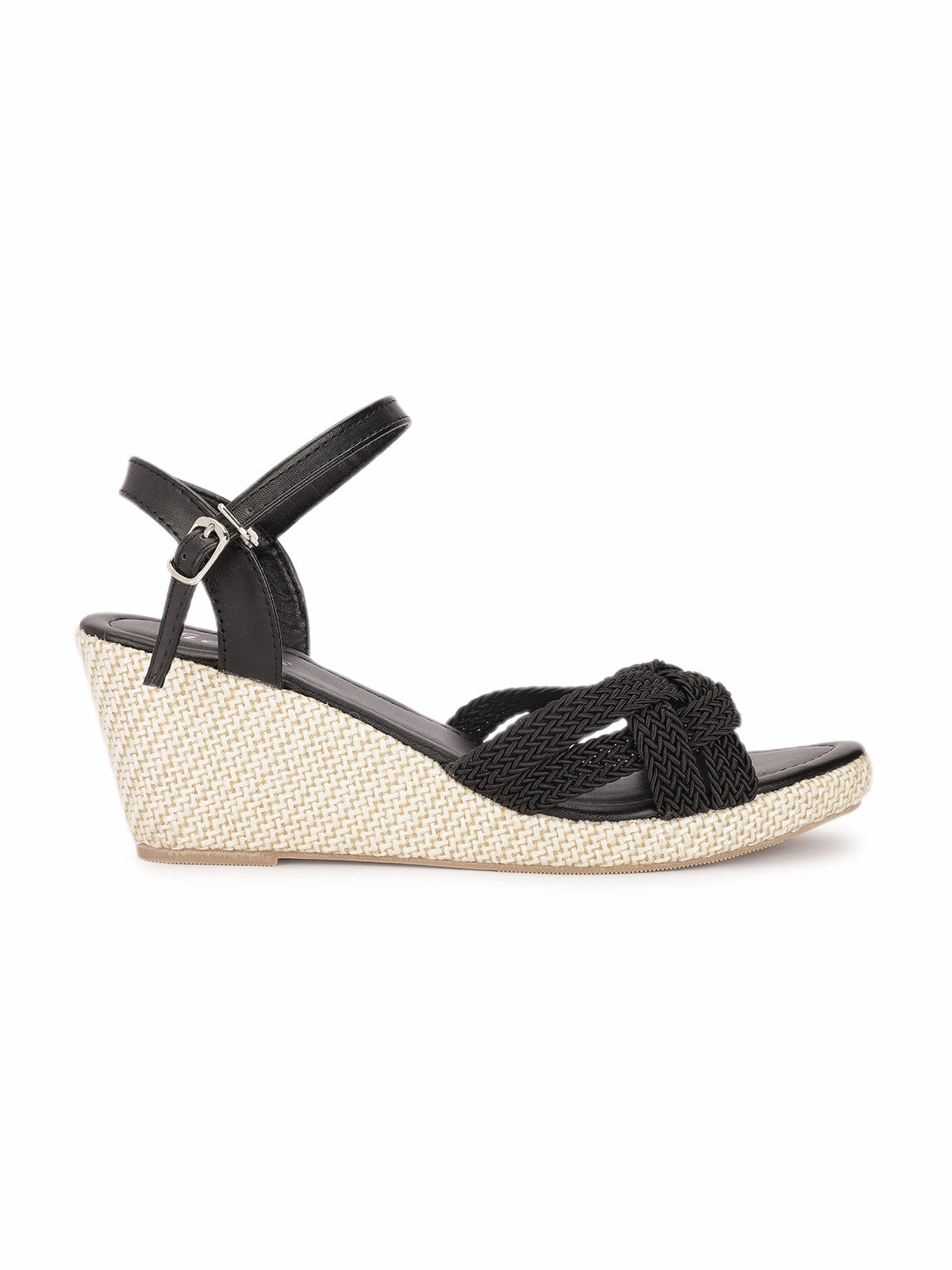 Judy Sandals Xenia Crochet Jute Wedge Sandals
