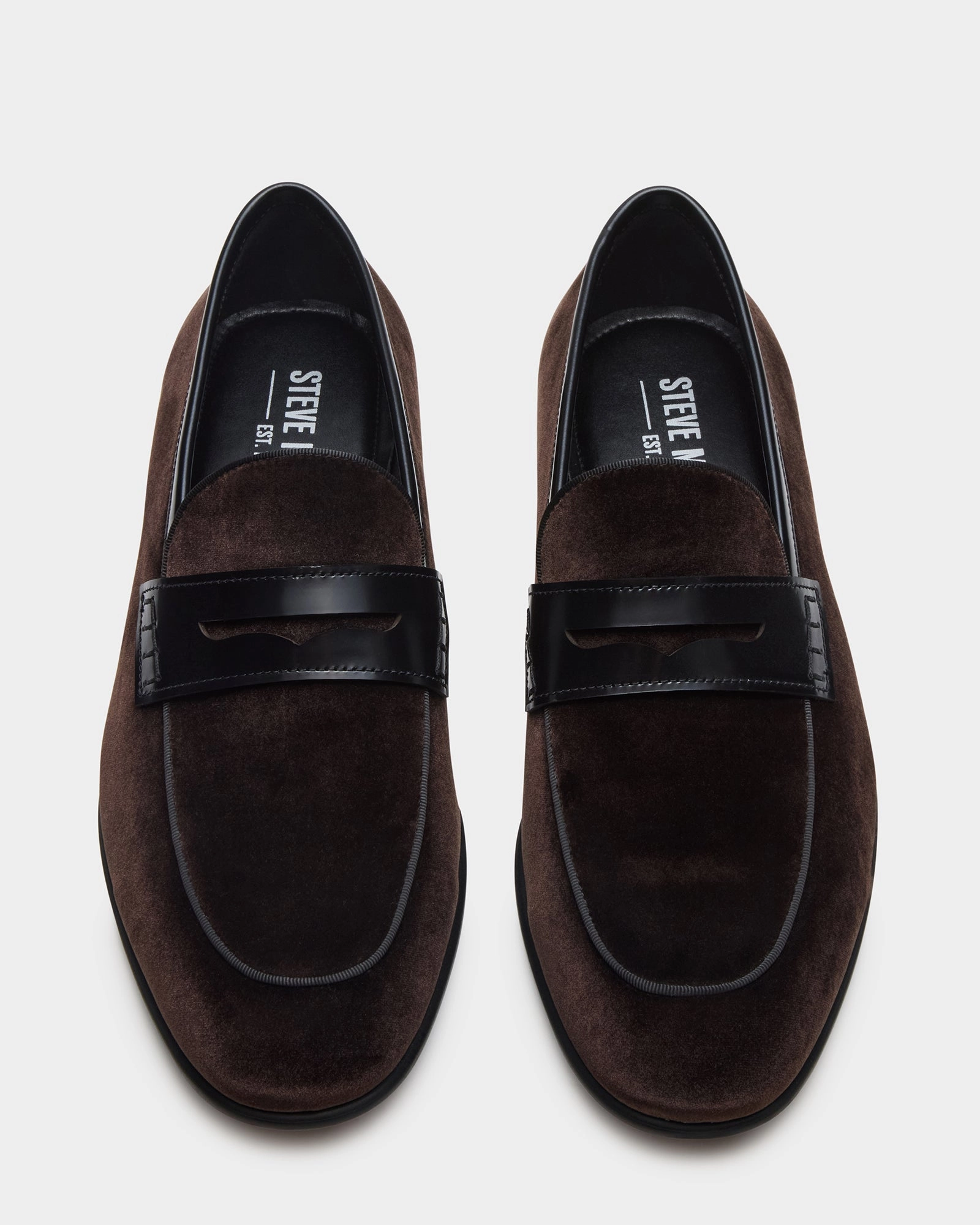 YARDLY BROWN VELVET Vans Suede Loafers