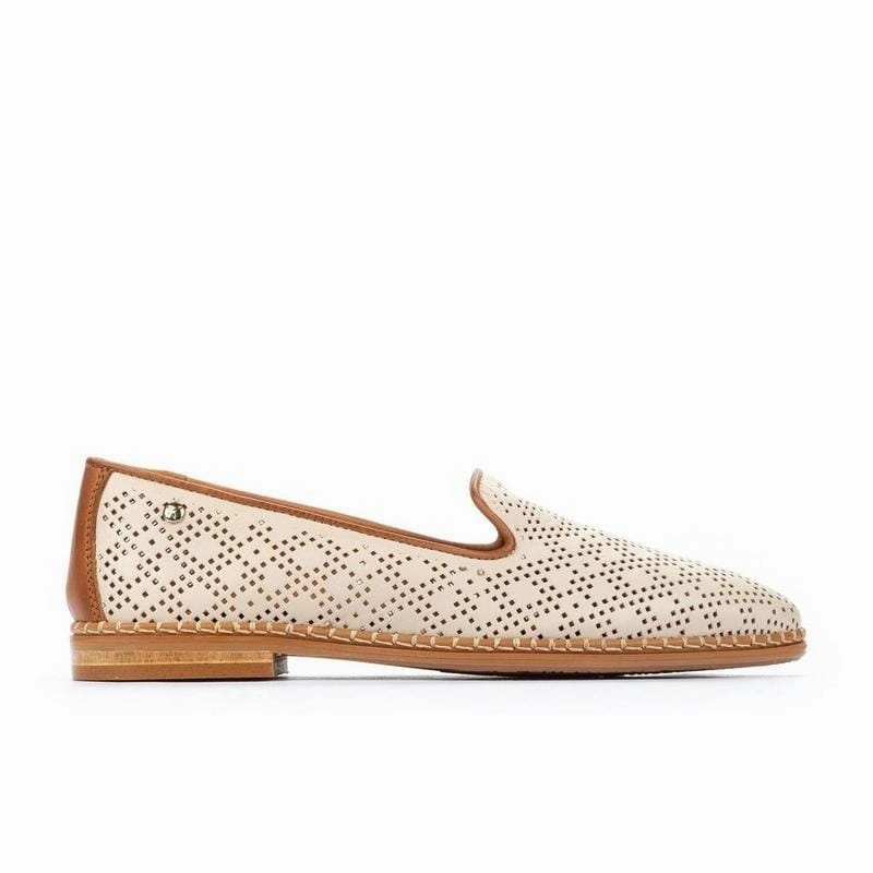 Cream Loafers W4F-3798C1