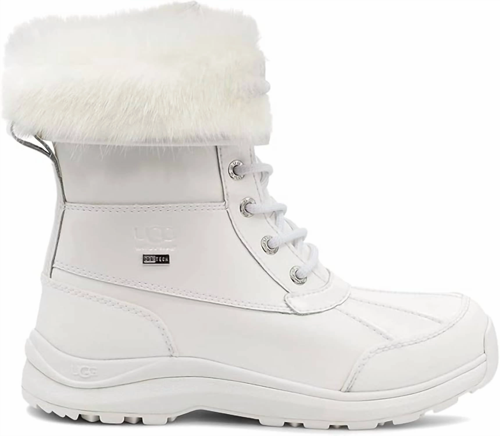 Women's Adirondack Boot Iii Patent Boots In White Boots Kinky
