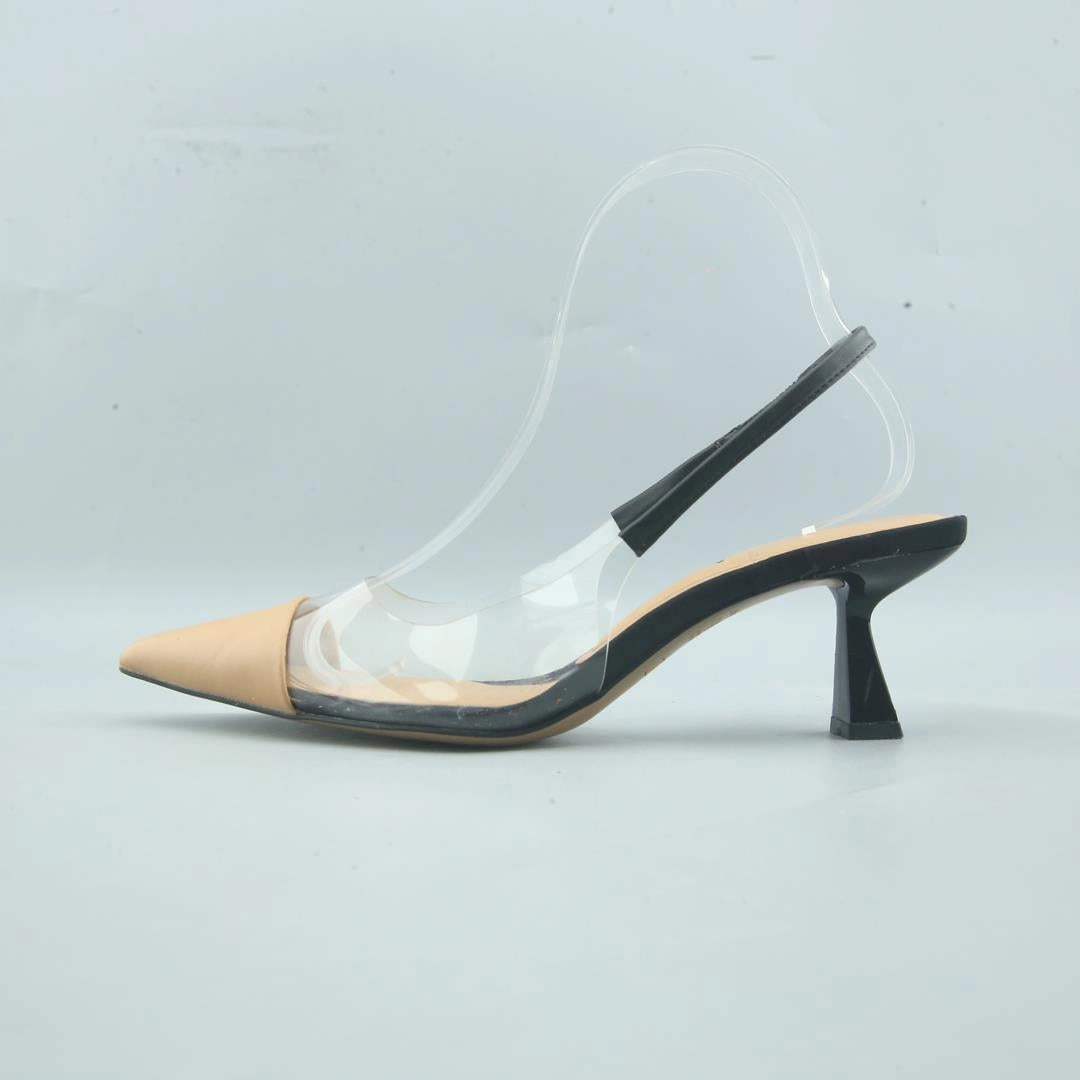 ZARA. VINYL Bootie High Heels