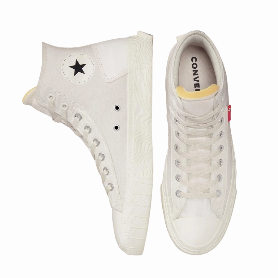 Converse Chuck Taylor Alt Star Tear Away sneakers alta A00794C Light Bone/Bianco vintage All Star Sneakers