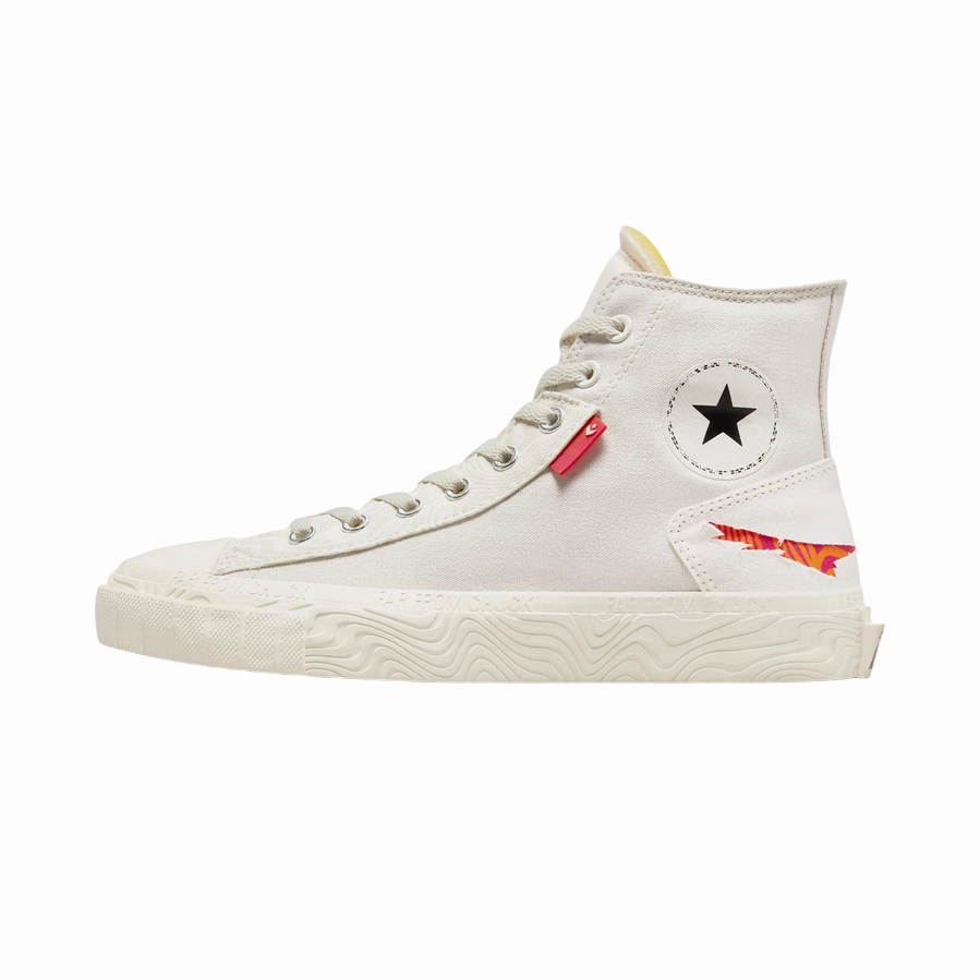 Prada Suede Sneakers Converse Chuck Taylor Alt Star Tear Away sneakers alta A00794C Light Bone/Bianco vintage
